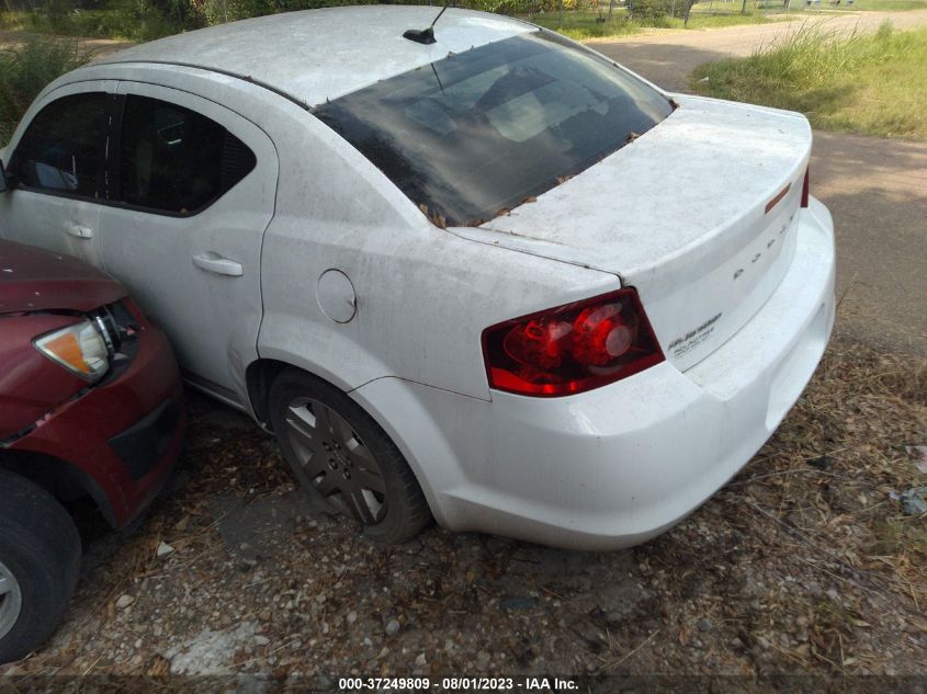 2014 DODGE AVENGER SE - 1C3CDZAB9EN222198