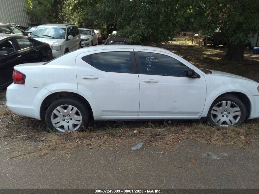 2014 DODGE AVENGER SE - 1C3CDZAB9EN222198