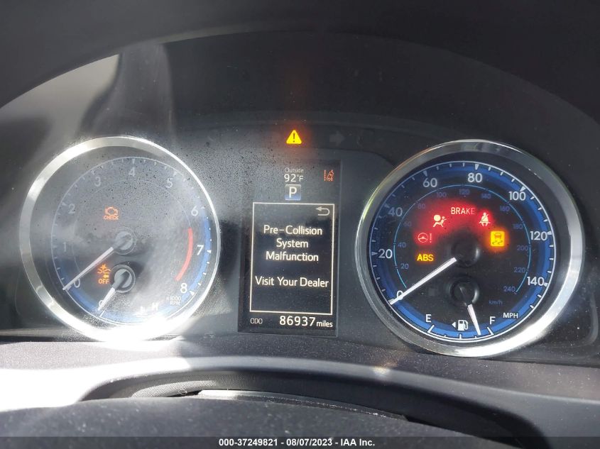 2017 TOYOTA COROLLA L/LE/XLE/SE - 5YFBURHE8HP676862