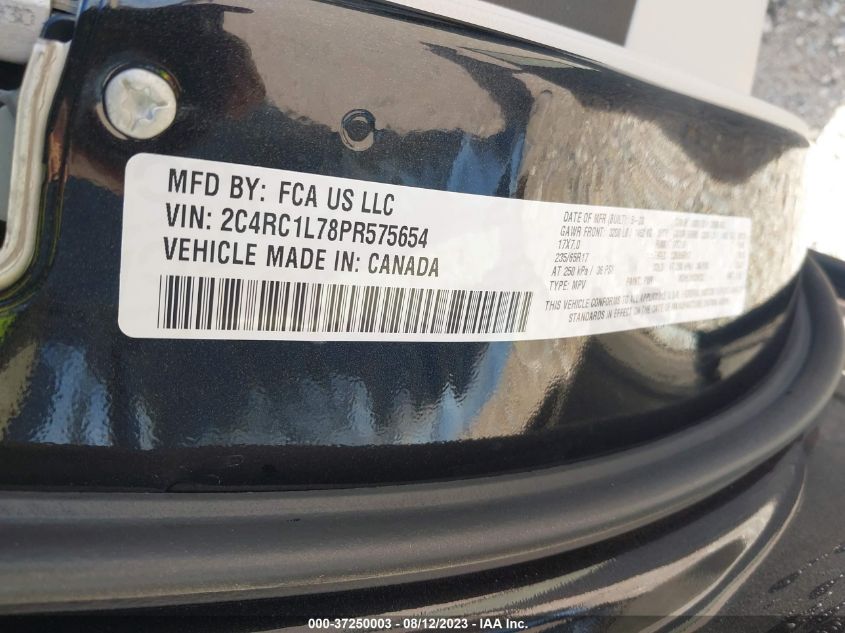 2023 CHRYSLER PACIFICA - 2C4RC1L78PR575654