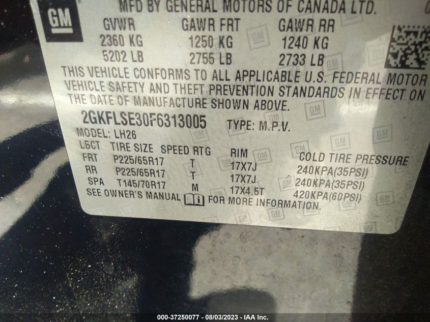 2015 GMC TERRAIN - 1GKEB16K9LF517938