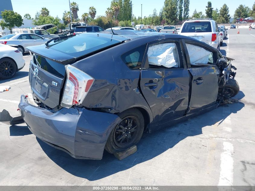 2014 TOYOTA PRIUS FOUR/FIVE/THREE/ONE/TWO - JTDKN3DUXE1765565