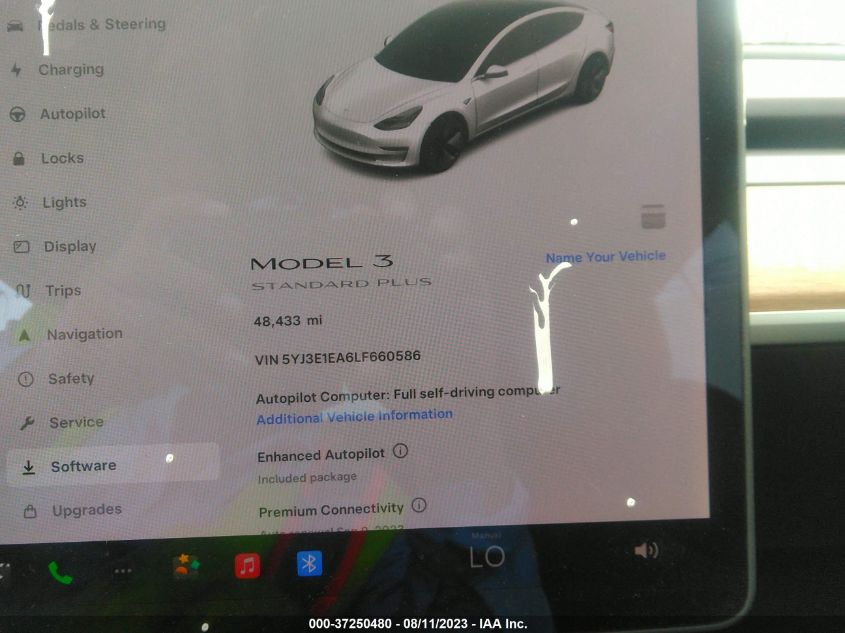 2020 TESLA MODEL 3 - 5YJ3E1EA6LF660586