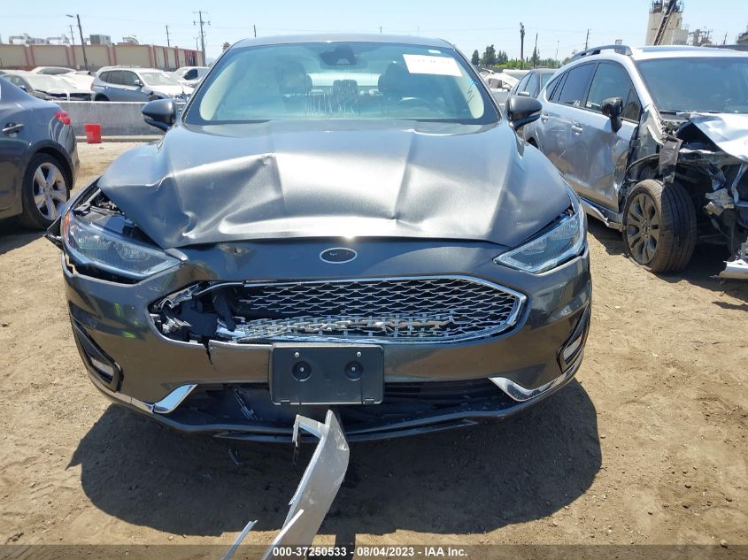 2019 FORD FUSION TITANIUM - 3FA6P0D92KR221798