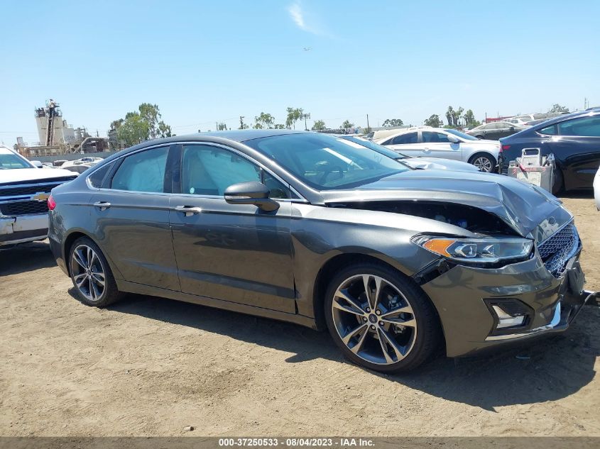 2019 FORD FUSION TITANIUM - 3FA6P0D92KR221798