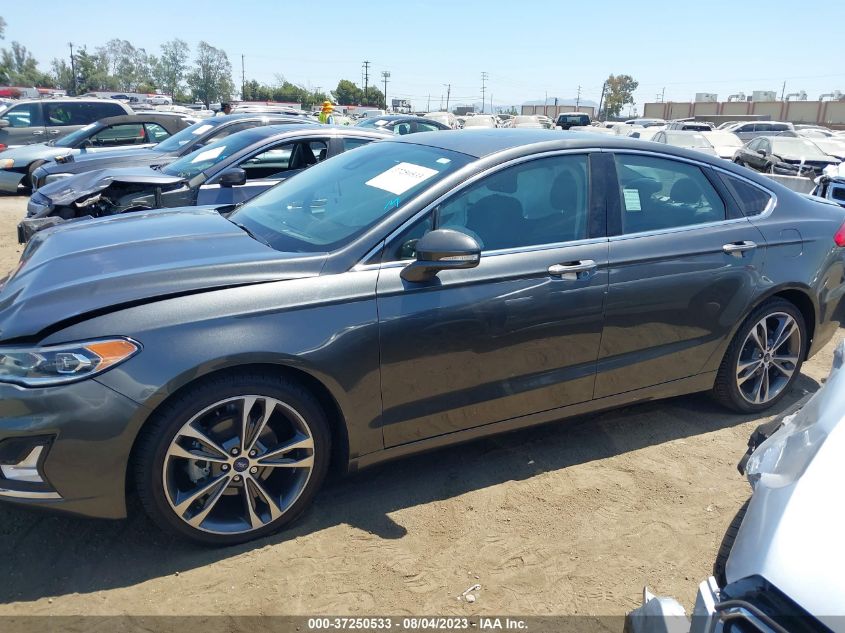 2019 FORD FUSION TITANIUM - 3FA6P0D92KR221798