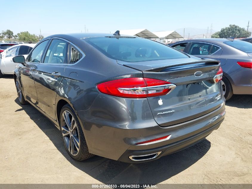 2019 FORD FUSION TITANIUM - 3FA6P0D92KR221798