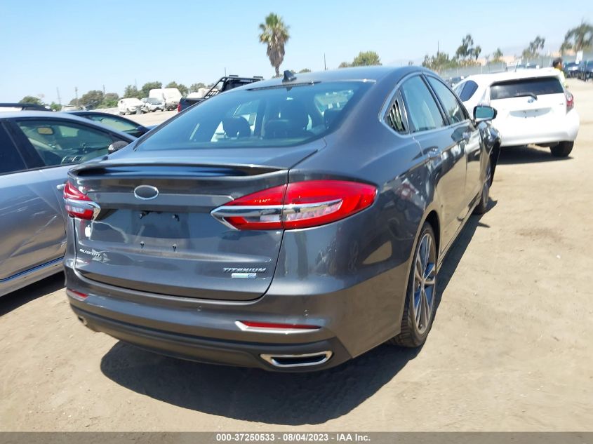 2019 FORD FUSION TITANIUM - 3FA6P0D92KR221798