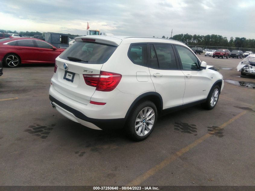 2017 BMW X3 SDRIVE28I - 5UXWZ7C31H0X41184