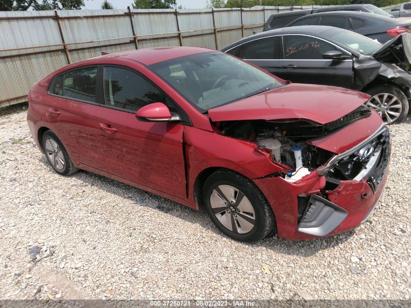 2022 HYUNDAI IONIQ HYBRID BLUE - KMHC65LC2NU280692