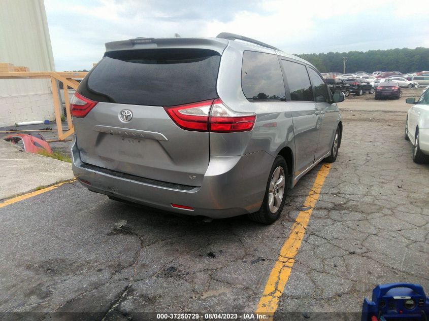 2018 TOYOTA SIENNA LE - 5TDKZ3DC7JS949144