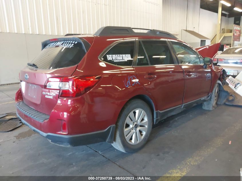 2015 SUBARU OUTBACK 2.5I PREMIUM - 4S4BSADC5F3278716