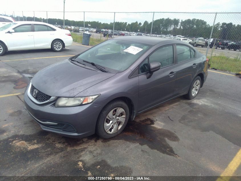 2014 HONDA CIVIC SEDAN LX - 2HGFB2F52EH518652