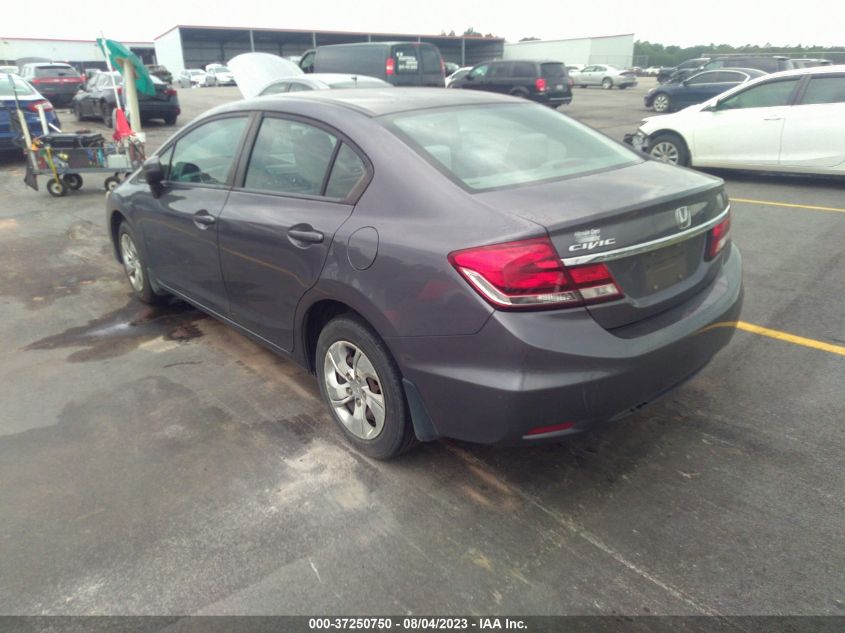 2014 HONDA CIVIC SEDAN LX - 2HGFB2F52EH518652