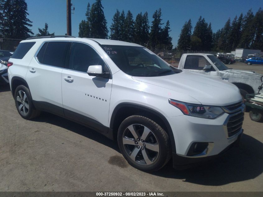 2021 CHEVROLET TRAVERSE LT LEATHER - 1GNERHKW0MJ213291