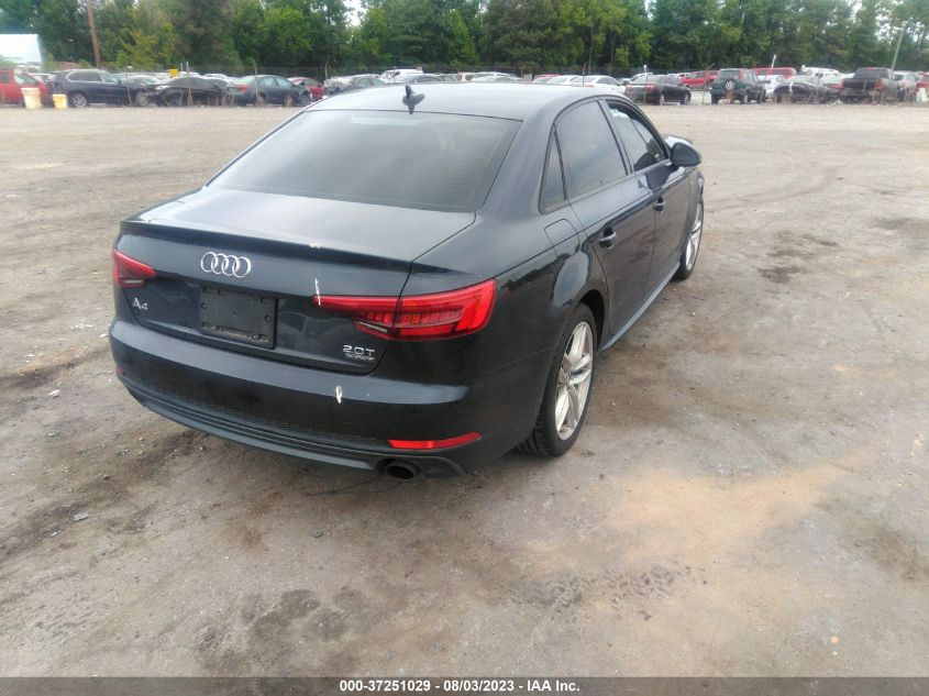 2017 AUDI A4 SEASON OF AUDI PREMIUM - WAUDNAF42HN039798