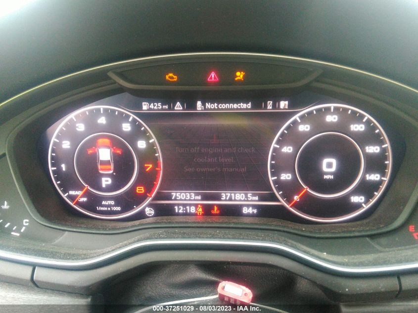 2017 AUDI A4 SEASON OF AUDI PREMIUM - WAUDNAF42HN039798