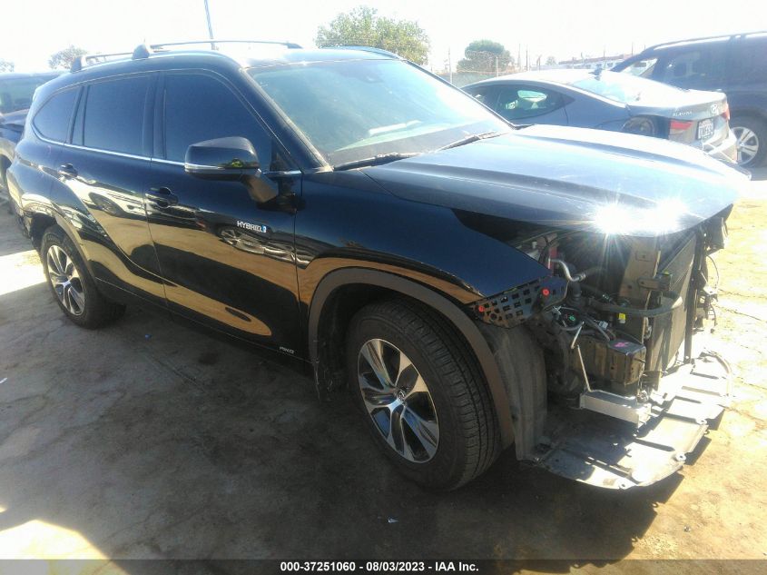 2020 TOYOTA HIGHLANDER HYBRID XLE - 5TDHBRCH3LS501114