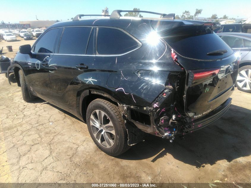 2020 TOYOTA HIGHLANDER HYBRID XLE - 5TDHBRCH3LS501114