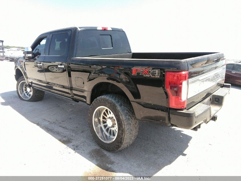 2017 FORD SUPER DUTY F-250 SRW LARIAT/PLATINUM - 1FT7W2BT9HED49981