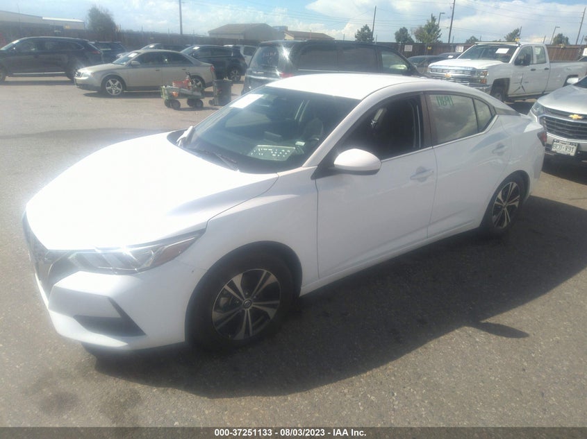 VIN 3N1AB8CVXMY302043 2021 NISSAN SENTRA SV