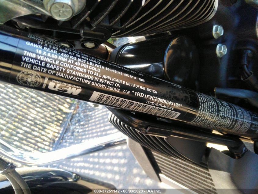 2021 HARLEY-DAVIDSON FLHT 1HD1FVC29MB643193