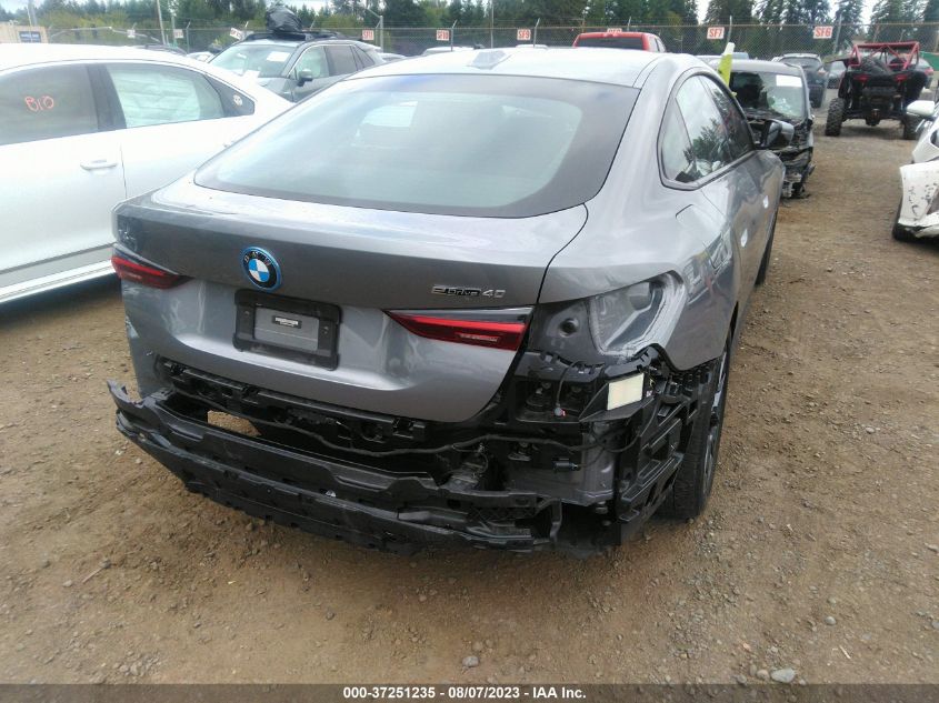 2022 BMW I4 EDRIVE40 - WBY73AW04NFM61546