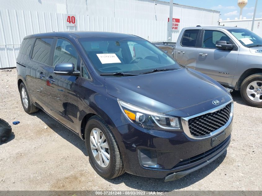 2017 KIA SEDONA LX - KNDMB5C16H6219843