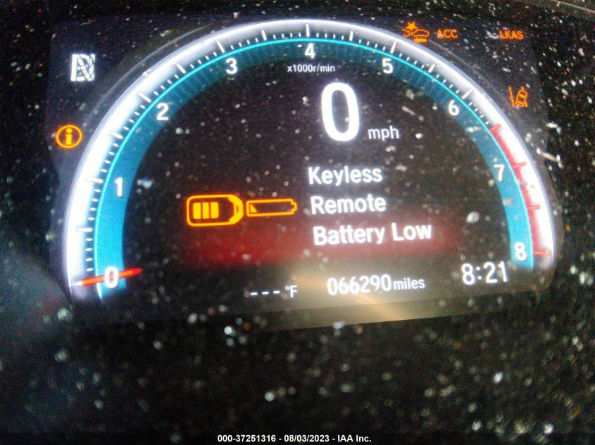 2020 HONDA CIVIC HATCHBACK EX - SHHFK7H61LU214294