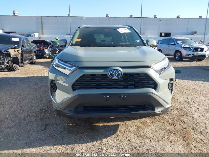 2022 TOYOTA RAV4 HYBRID XLE PREMIUM - 4T3B6RFV6NU087887
