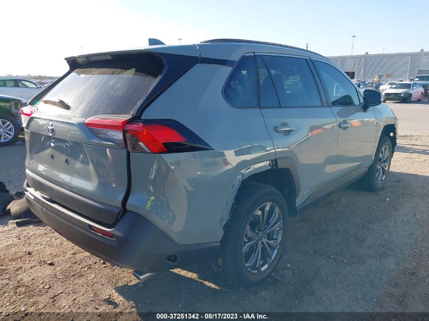 2022 TOYOTA RAV4 HYBRID XLE PREMIUM - 4T3B6RFV6NU087887