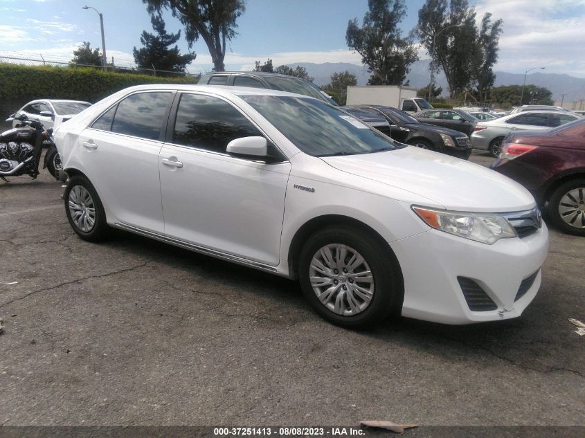 2014 TOYOTA CAMRY HYBRID LE/XLE/SE LIMITED EDITION - 4T1BD1FK3EU098626
