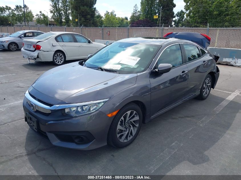 2018 HONDA CIVIC SEDAN EX - 2HGFC2F88JH511450