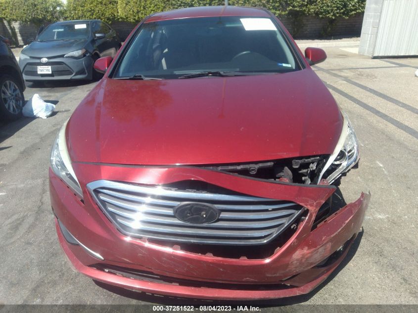 2016 HYUNDAI SONATA 2.4L SE - 5NPE24AF7GH382373