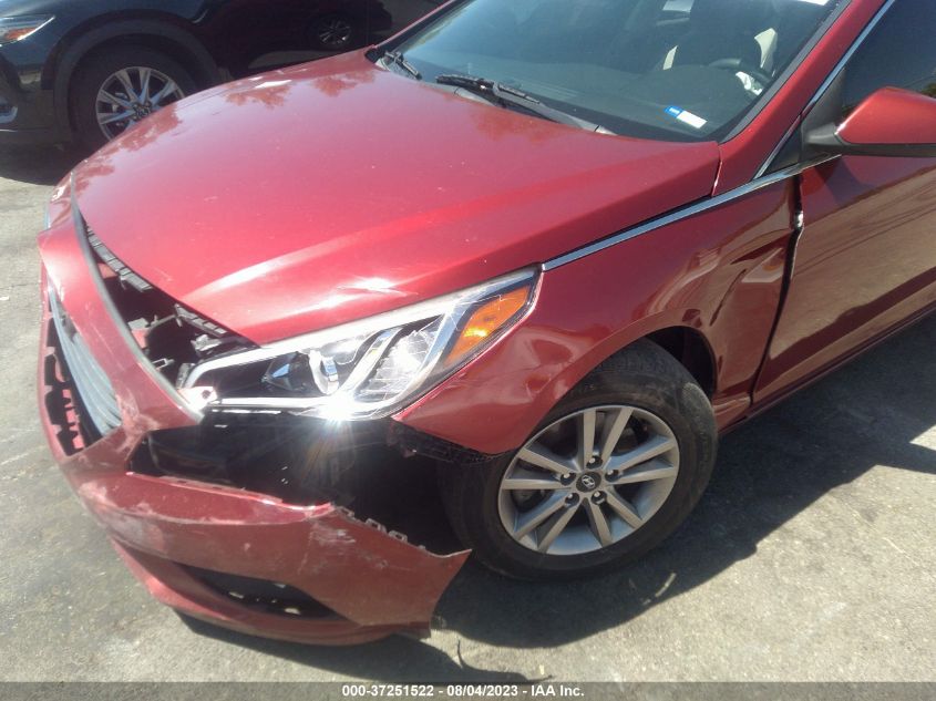 2016 HYUNDAI SONATA 2.4L SE - 5NPE24AF7GH382373