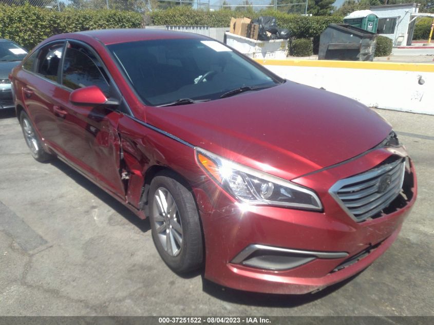 2016 HYUNDAI SONATA 2.4L SE - 5NPE24AF7GH382373