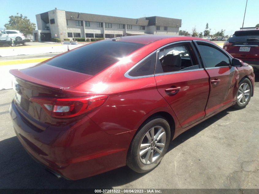 2016 HYUNDAI SONATA 2.4L SE - 5NPE24AF7GH382373
