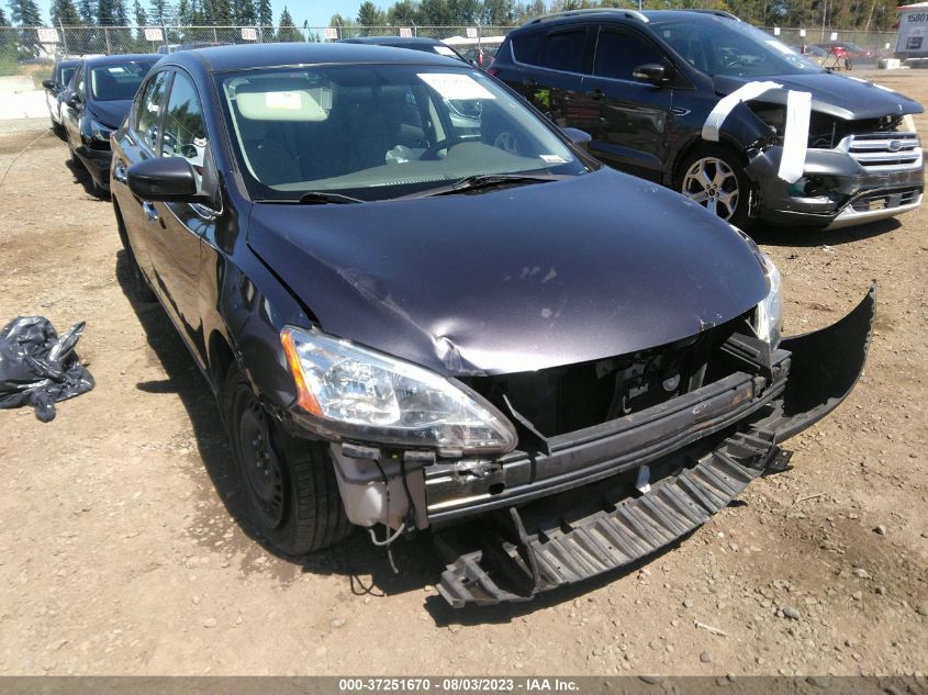 2014 NISSAN SENTRA S - 3N1AB7AP7EY273665