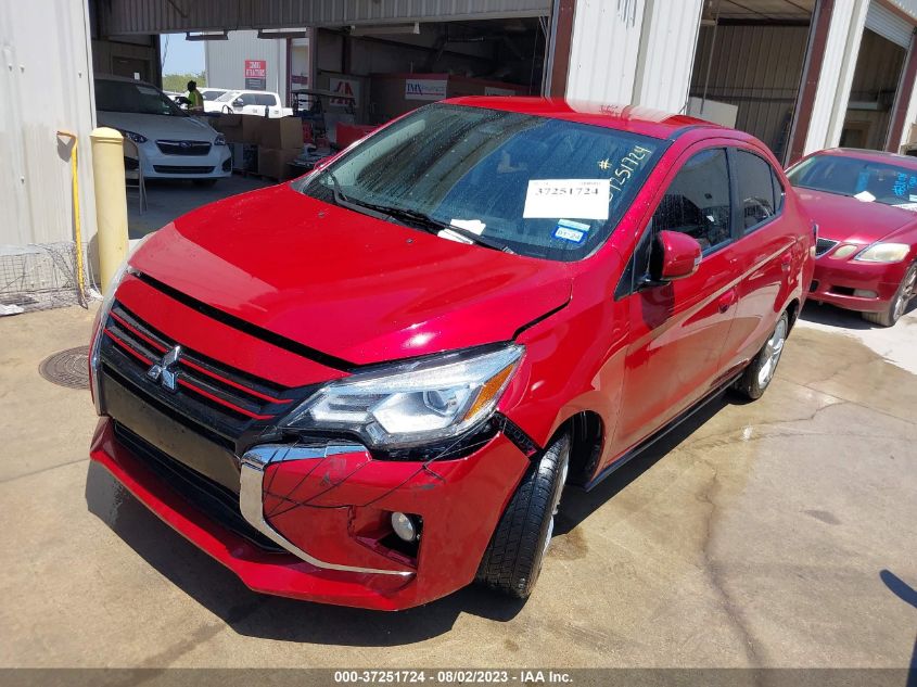 2021 MITSUBISHI MIRAGE G4 SE - ML32FVFJ6MHF01217
