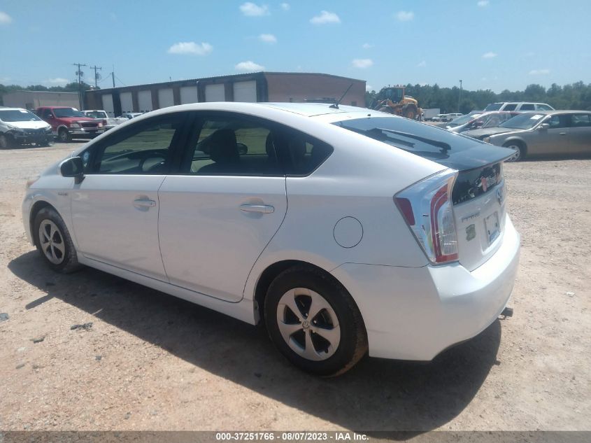 2013 TOYOTA PRIUS ONE/TWO/THREE/FOUR/FIVE - JTDKN3DU8D5628924
