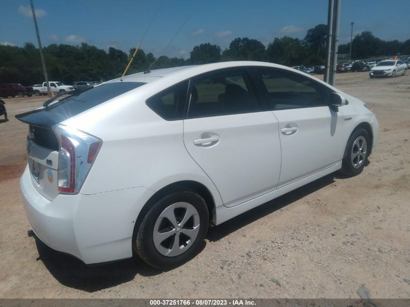 2013 TOYOTA PRIUS ONE/TWO/THREE/FOUR/FIVE - JTDKN3DU8D5628924