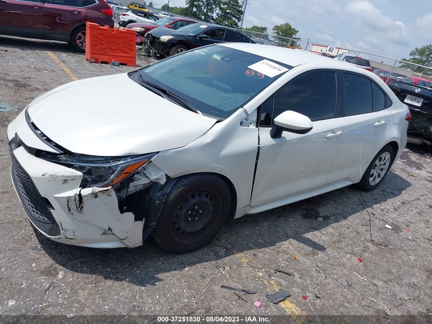 VIN JTDEPMAE8MJ164910 2021 TOYOTA COROLLA LE