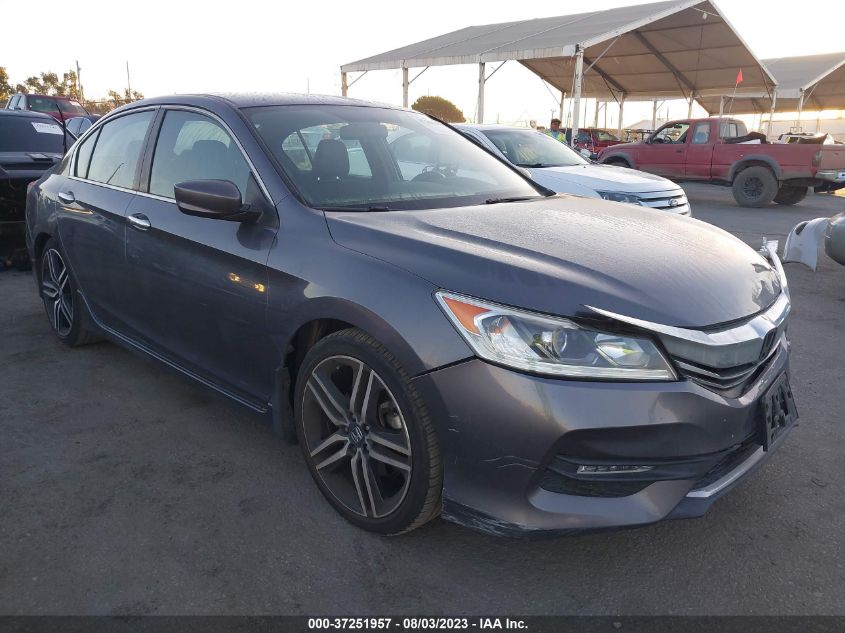 2016 HONDA ACCORD SEDAN SPORT - 1HGCR2F57GA072014