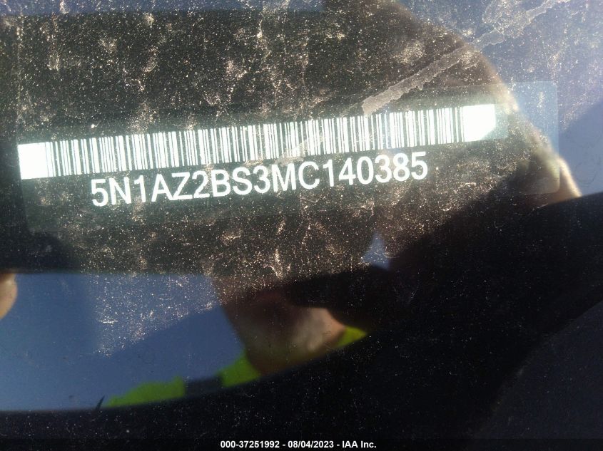 2021 NISSAN MURANO SV - 5N1AZ2BS3MC140385