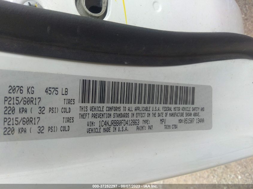 2015 JEEP PATRIOT ALTITUDE EDITION - 1C4NJRBB0FD412863