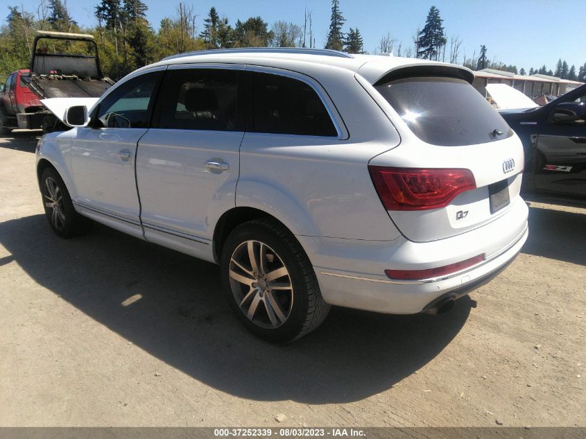 2013 AUDI Q7 3.0T PREMIUM PLUS - WA1LGAFE7DD009790