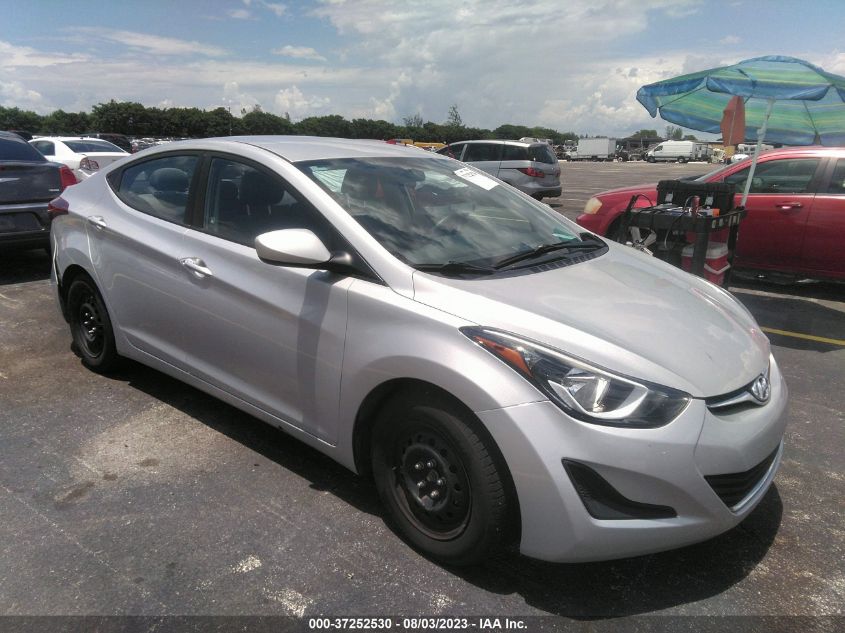 2016 HYUNDAI ELANTRA L - 5NPDH4AE8GH728027