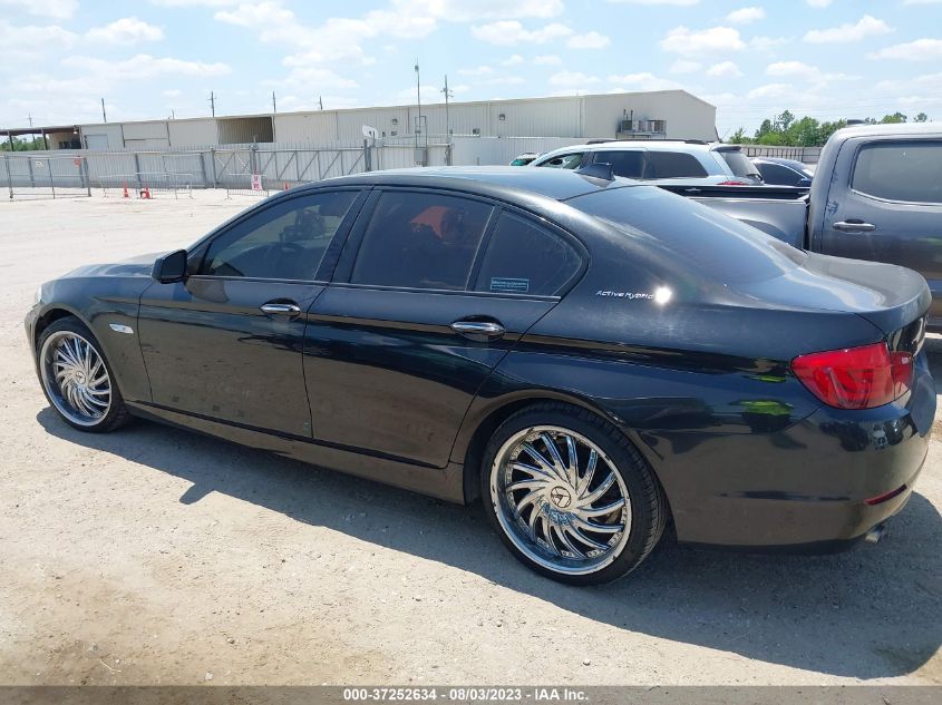 2013 BMW 5 SERIES ACTIVEHYBRID 5 - WBAFZ9C57DC751903