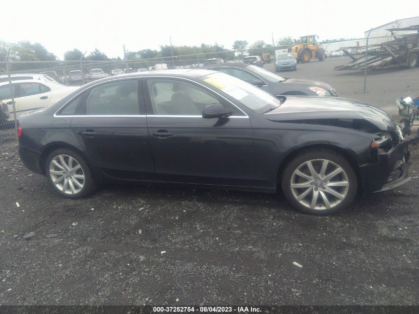 2013 AUDI A4 PREMIUM PLUS - WAUFFAFL8DN029252
