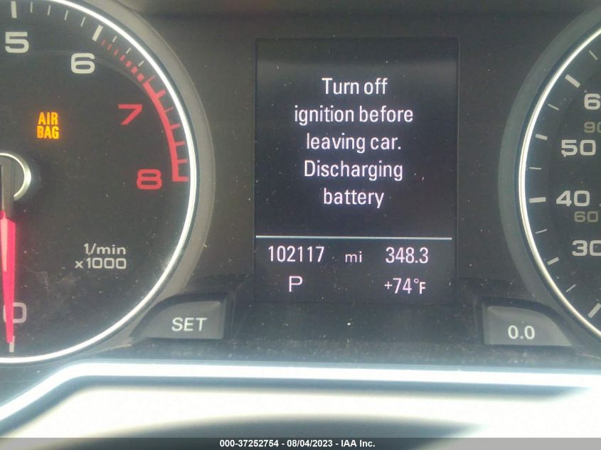 2013 AUDI A4 PREMIUM PLUS - WAUFFAFL8DN029252